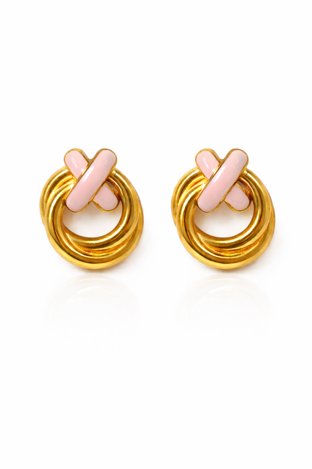 COMING SOON "X" baby pink x gold