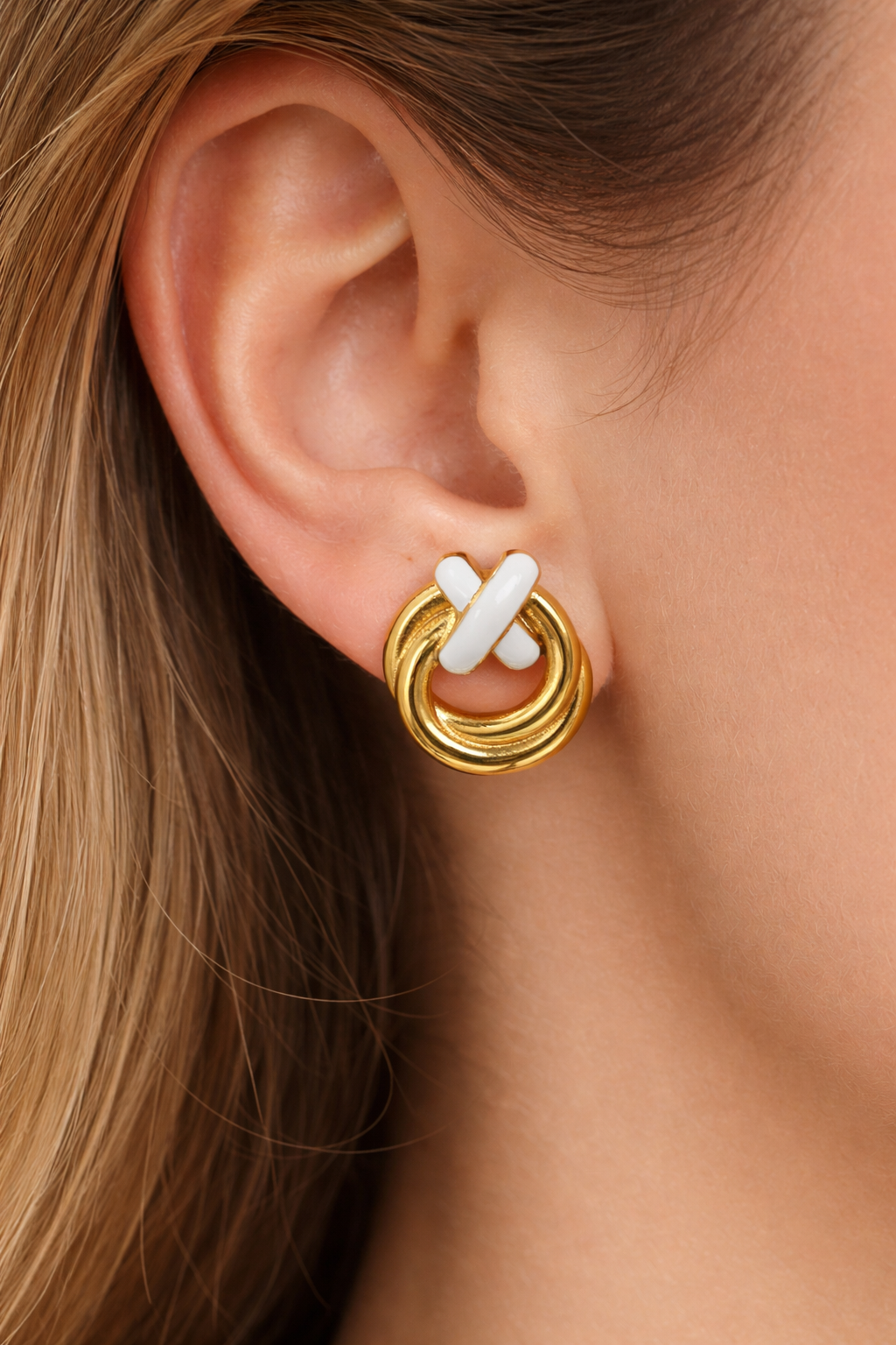 COMING SOON                        "X" pearl white x gold