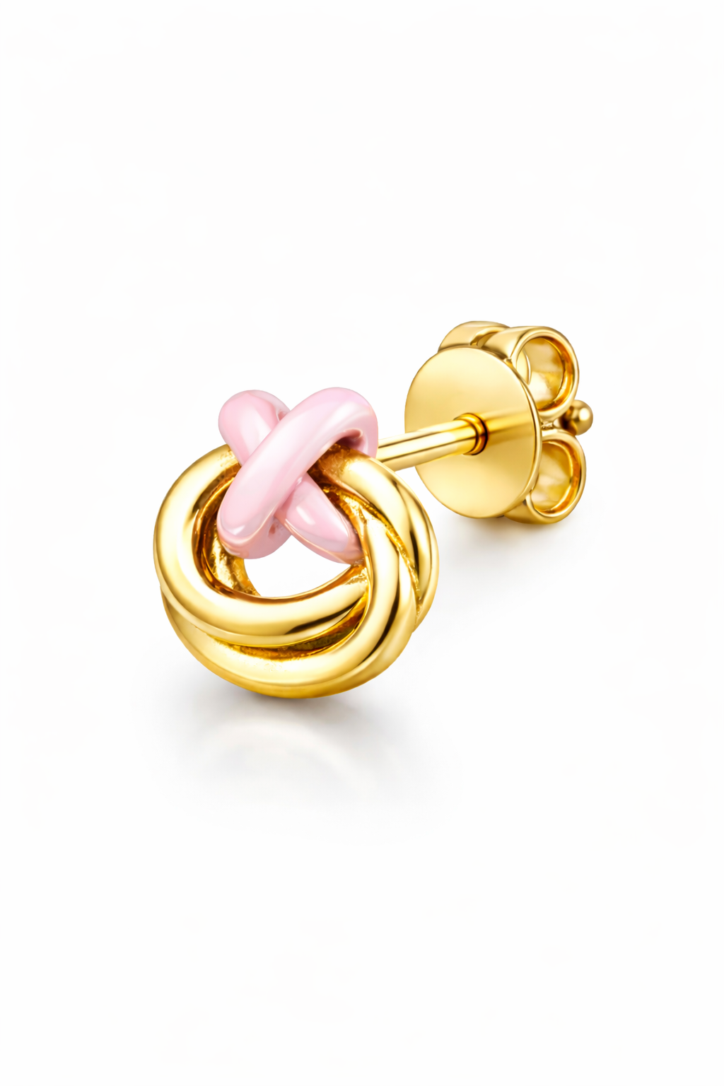 "X" baby pink x gold